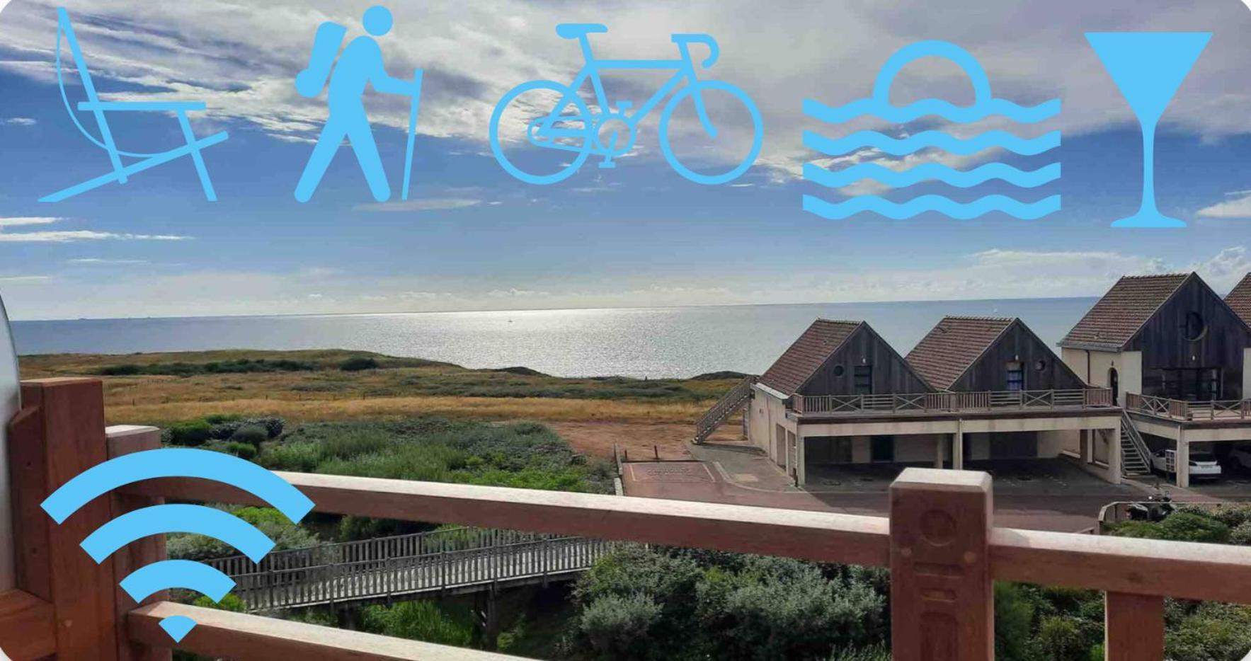Le 246 - Duplex Face A La Mer Pour 4 Personnes, Wifi, Tv Full Sat, Parking Wimereux Luaran gambar